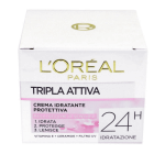L'oreal Crema Viso Tripla Attiva Pelli Secche/Sensibili 50ml
