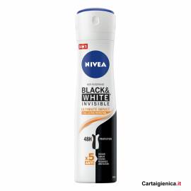 Nivea Deodorante Spray Black & White Inv. Ultimate Impact 150 ml