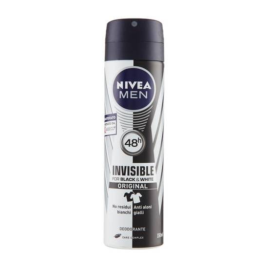 NIVEA Deodorante spray for men black&white invisible 150ml