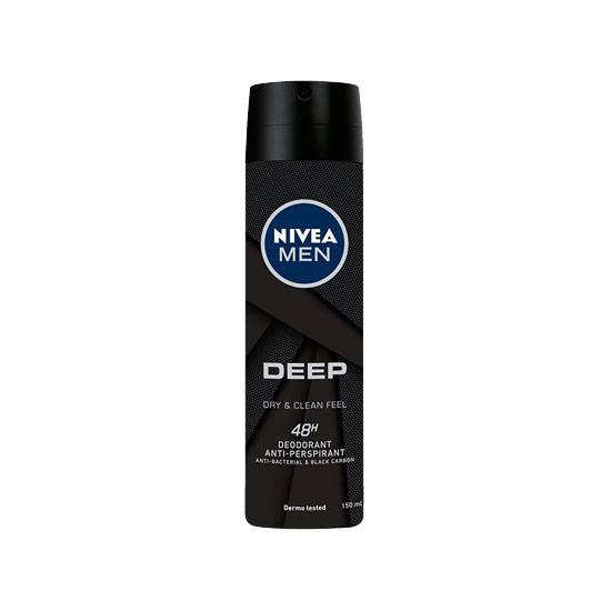 Deodorante Uomo Nivea Men Deo Deep Spray 150 ml - Profumerie Mediterraneo  s.r.l.