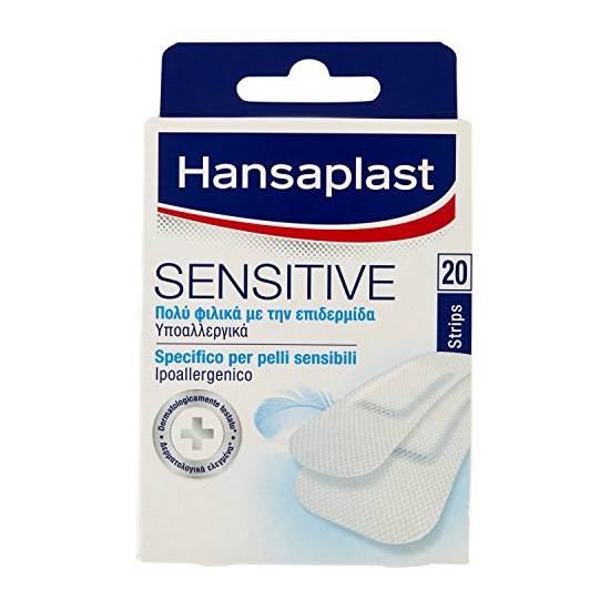 Hansaplast Cerotti Sensitive 2 Formati Assortiti, 20 Pezzi