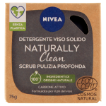 Nivea Naturally Clean Detergente Viso Solido Scrub Pulizia Profonda 75 g