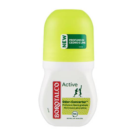 Borotalco Deodorante Roll on active 50 ml