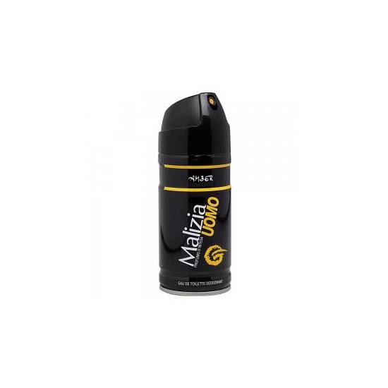 Malizia Deodorante Per Uomo Amber Spray Da 150 Ml