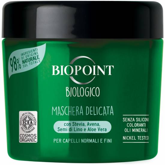 Biopoint Biologico maschera delicata per capelli normali e fini 200 ml