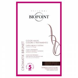 Biopoint Black Color Mask trattamento colorante Marron Glacè Scuro monodose 30 ml