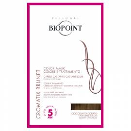 Biopoint Black Color Mask trattamento colorante cioccolato dorato  monodose 30 ml