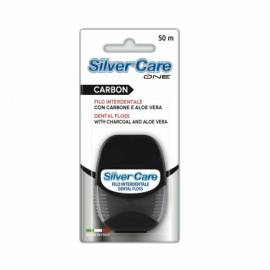 Silver Care - Filo interdentale carbone attivo 50 mt