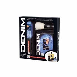 Denim - Cofanetto denim original - after shave 100 ml + shaving cream 100 ml + pennello con manico nero