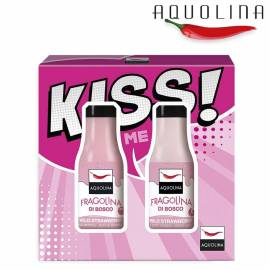 Aquolina conf. kiss me! bagno d. 125 ml + latte c. 125 fragolina di bosco