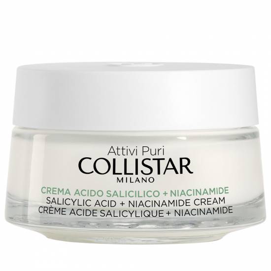 Collistar Attivi Puri Crema Acido Salicilico Niacinamide 50 Ml