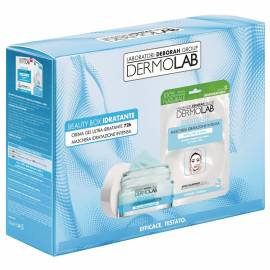 Dermolab Beauty Box Idratante con Gel Ultra-Idratante 72H 50ml e Maschera Idratazione Intensa in Tessuto Bio