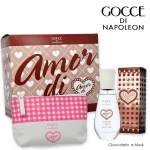 Gocce cofanetto amor di cioccolato e musk edt 30 ml + pochette