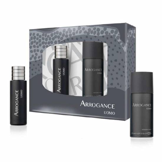 Arrogance coffret uomo edt 30 ml + deo