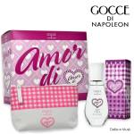 Coffret gocce amor di dalia e musk edt 30 ml + pochette