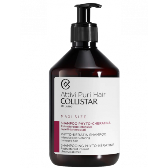 Collistar Shampoo Phyto-Cheratina Maxi Size Shampoo Ricostruttivo 500 Ml