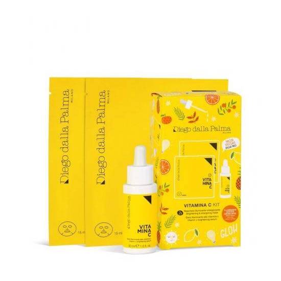 Diego dalla Palma Kit Vitamina C Siero Illuminante + Maschera Illuminante Energizzante