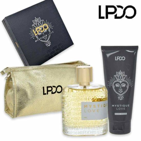 Lpdo coffret mystique love edp 100 ml + shower gel 100 ml + pochette