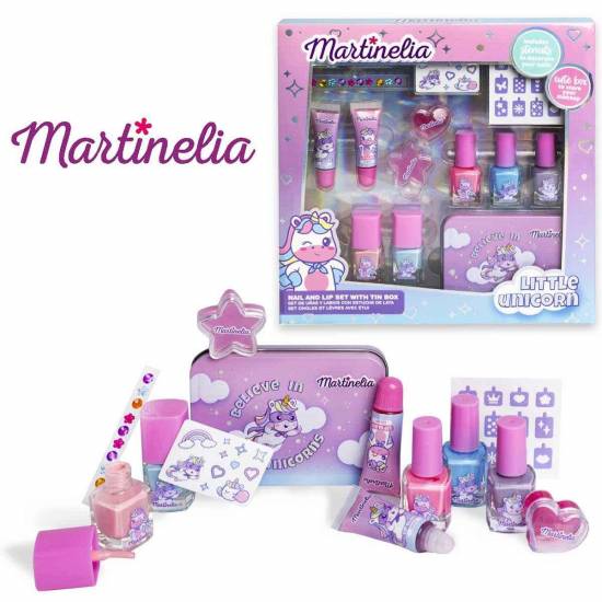 IDC Martinelia little unicorn nail&lip set with tinbox