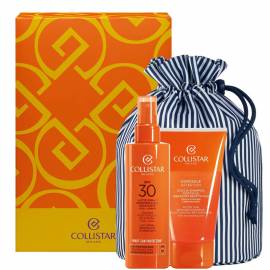Collistar Cofanetto Latte Spray Abbronzante Idratante SPF30 200ml con Doccia-Shampoo Doposole 150ml