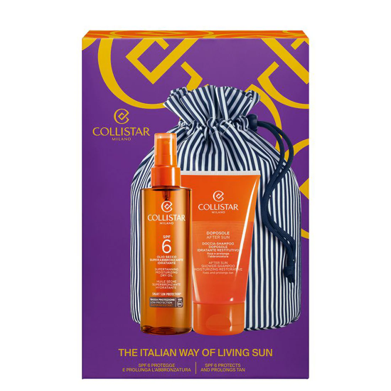 Collistar Cofanetto Olio Secco Super Abbronzante Idratante SPF 6