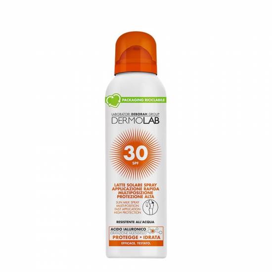 Dermolab Latte solare spray viso e corpo protezione alta SPF 30 150ml