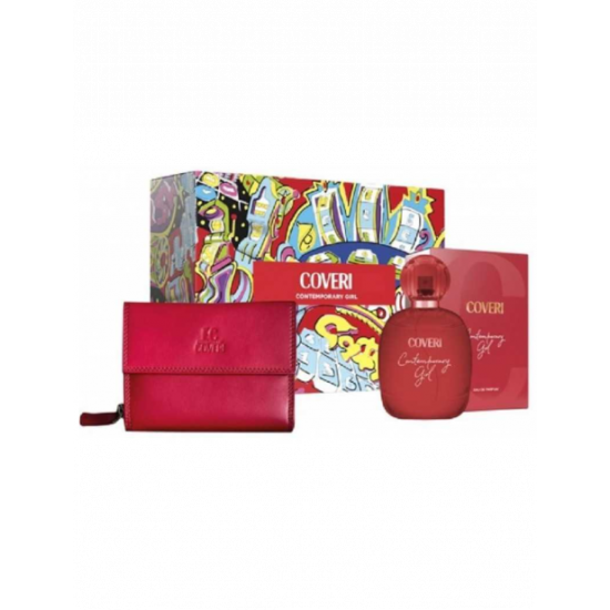 Enrico Coveri Cofanetto Contemporary Girl Eau De Parfum 100 Ml + Portafoglio