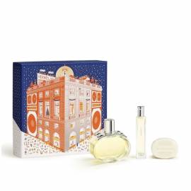 Hermes Cofanetto Barénia Eau de Parfum 100ml con Travel Spray 15ml e Sapone Profumato 25g
